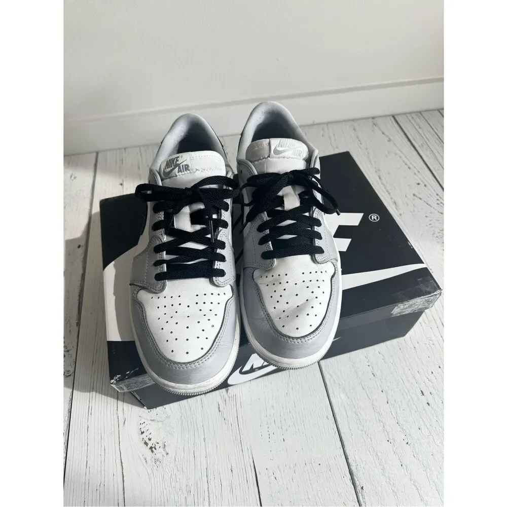 Air Jordan 1 Low OG - Wolf Grey and White